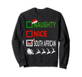 Naughty Nice South African Pajamas Sweatshirt - Streetwear Style Men Women - T-Shirt, Sweatshirt, Hoodie