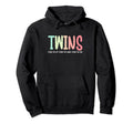Twin Dad Mom Twins Double Joy Double Hoodie - Fun Novelty Design Unisex - T-Shirt, Sweatshirt, Hoodie