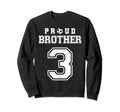 Number 3 Custom Proud Soccer Sweatshirt - Streetwear Style for Adults - T-Shirt, Sweatshirt, Hoodie