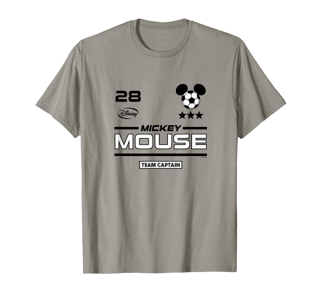 Mickey Mouse Team Captain Soccer T-Shirt - Custom Art Print for Adults - T-Shirt, Sweatshirt, Hoodie