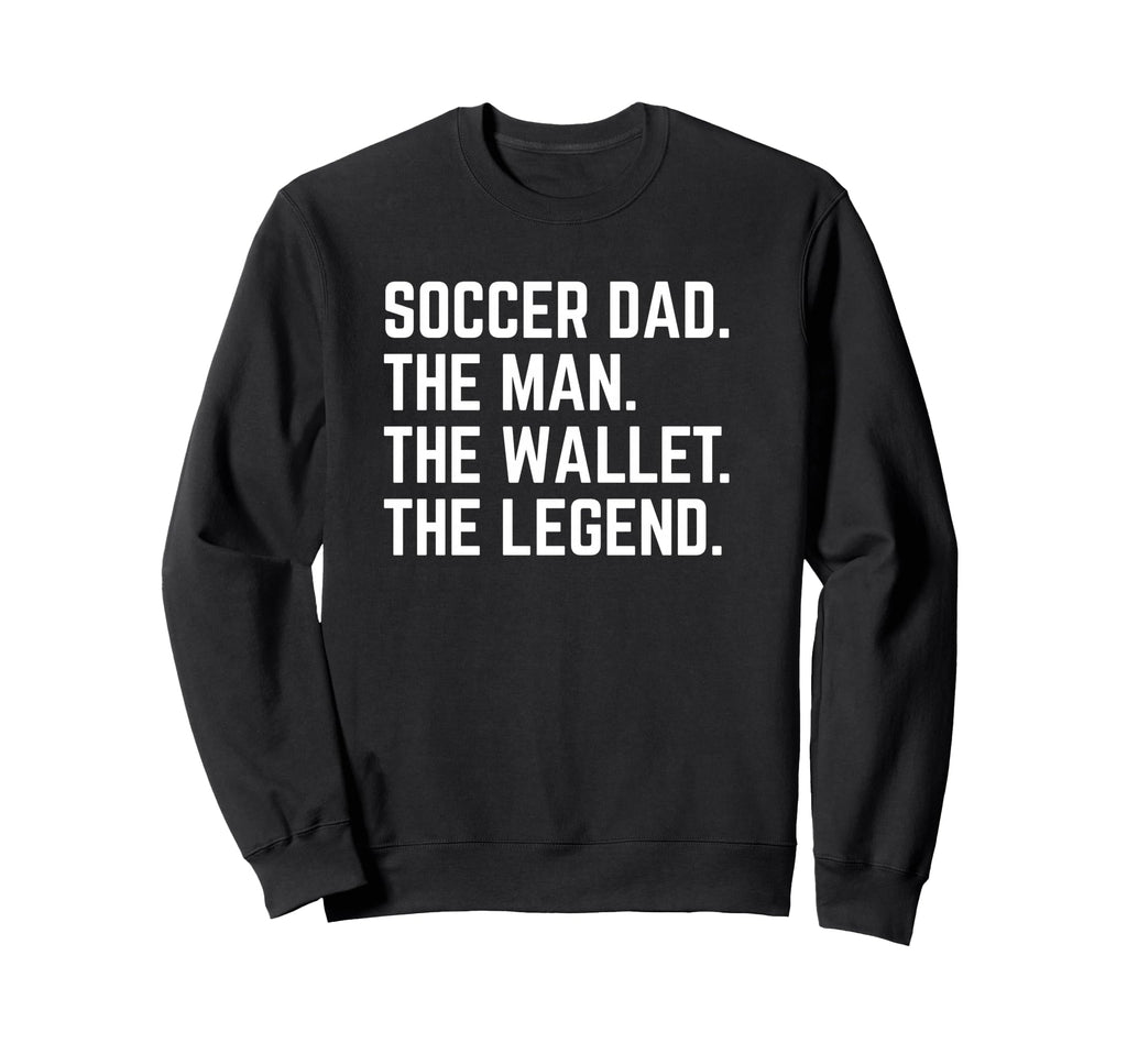 Soccer Dad Funny Wallet Legend Sweatshirt - Minimalist Print Men Women - T-Shirt, Sweatshirt, Hoodie