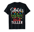 Santas Favorite Bank Teller Light Santa T-Shirt - Minimalist Print Unisex - T-Shirt, Sweatshirt, Hoodie