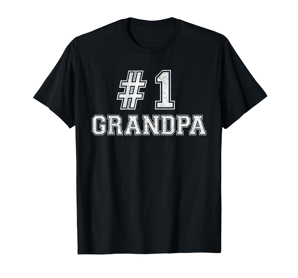 Best Grandpa Number One Grandpa T-Shirt - Trendy Graphic Unisex - T-Shirt, Sweatshirt, Hoodie