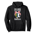 Im Mom Busy Raising Ballers Hoodie - Fun Novelty Design for Adults - T-Shirt, Sweatshirt, Hoodie