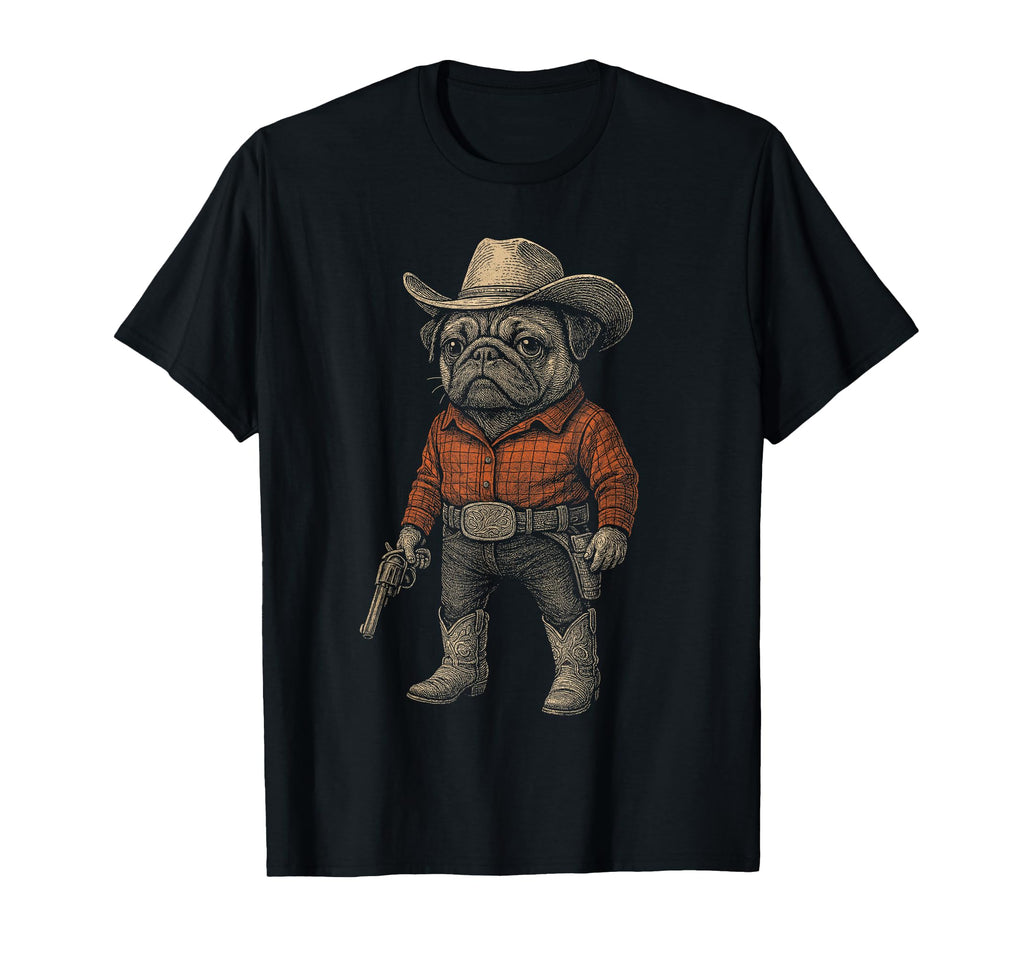Funny Pug Costume Dog Dad Mom Dog T-Shirt - Unique Graphic Men Women - T-Shirt, Sweatshirt, Hoodie