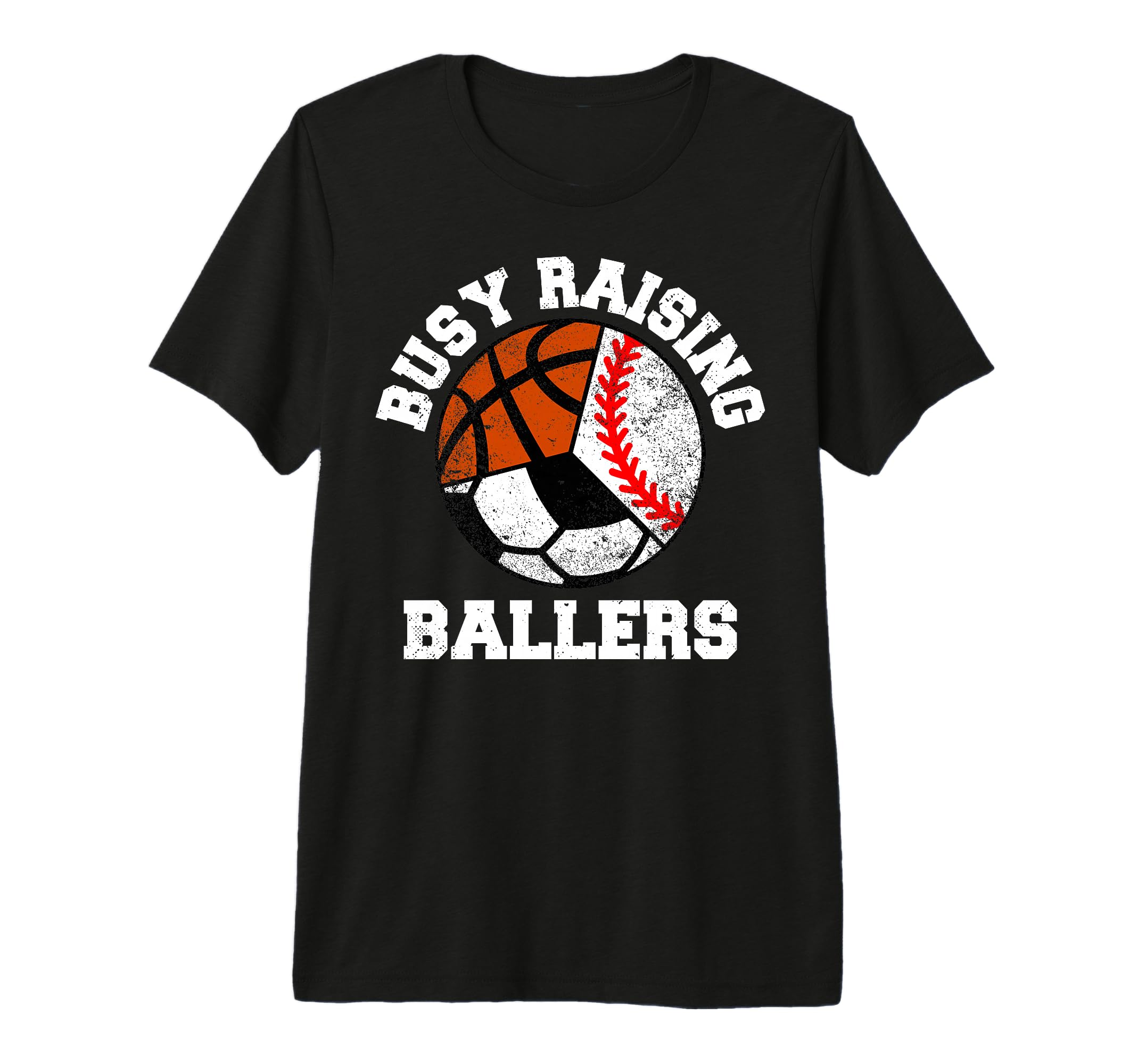 Busy Raising Ballers Funny Baseball T-Shirt - Novelty Apparel for Adults - T-Shirt, Sweatshirt, Hoodie