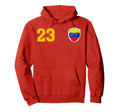 Venezuela La Vinotinto Team Soccer Hoodie - Custom Art Print Men Women - T-Shirt, Sweatshirt, Hoodie