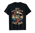 Cat Dad Cat Funny Fathers Day Cowboy T-Shirt - Streetwear Style Unisex - T-Shirt, Sweatshirt, Hoodie