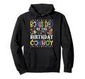 Bonus Dad Birthday Cowboy Western Rodeo Hoodie - Graphic Print for Adults - T-Shirt, Sweatshirt, Hoodie