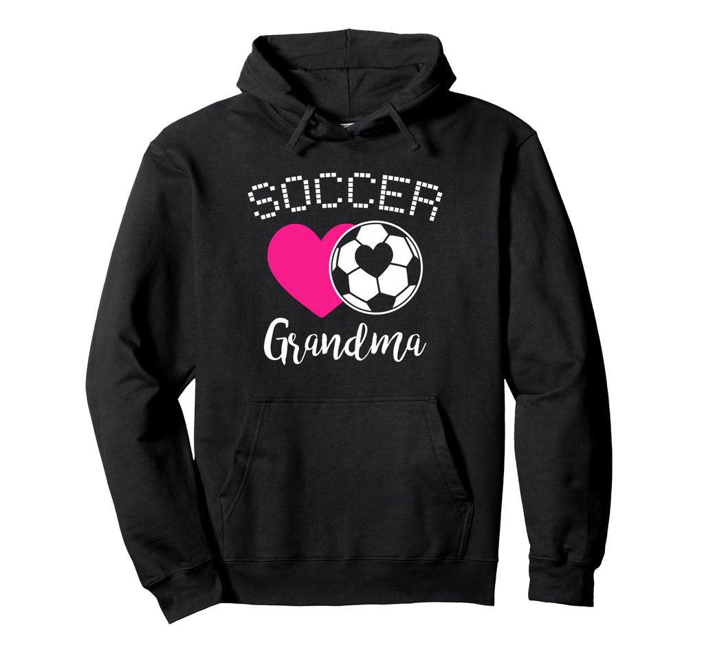 Soccer Grandma Love Heart Nana Granny Hoodie - Graphic Print for Adults - T-Shirt, Sweatshirt, Hoodie