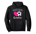 Soccer Grandma Love Heart Nana Granny Hoodie - Graphic Print for Adults - T-Shirt, Sweatshirt, Hoodie