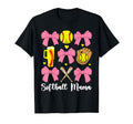 Softball Mama Mothers Day Softball T-Shirt - Aesthetic Graphic Unisex - T-Shirt, Sweatshirt, Hoodie