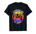 Leveled Up To Daddy Est 2023 Funny T-Shirt - Aesthetic Graphic for Adults - T-Shirt, Sweatshirt, Hoodie