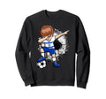 Dabbing Soccer Israel Jersey Sweatshirt - Casual Everyday Wear for Adults - T-Shirt, Sweatshirt, Hoodie
