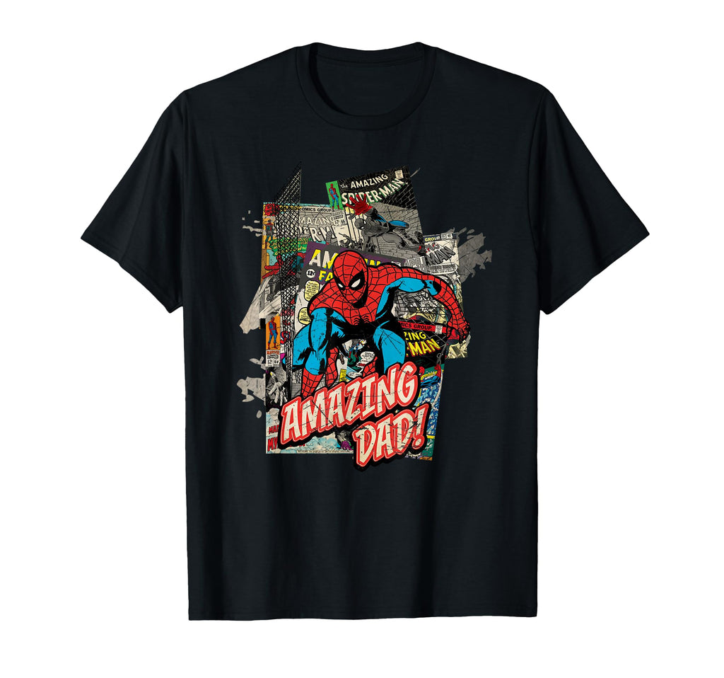 Marvel Spider Amazing Dad Fathers Day T-Shirt - Casual Everyday Wear Unisex - T-Shirt, Sweatshirt, Hoodie
