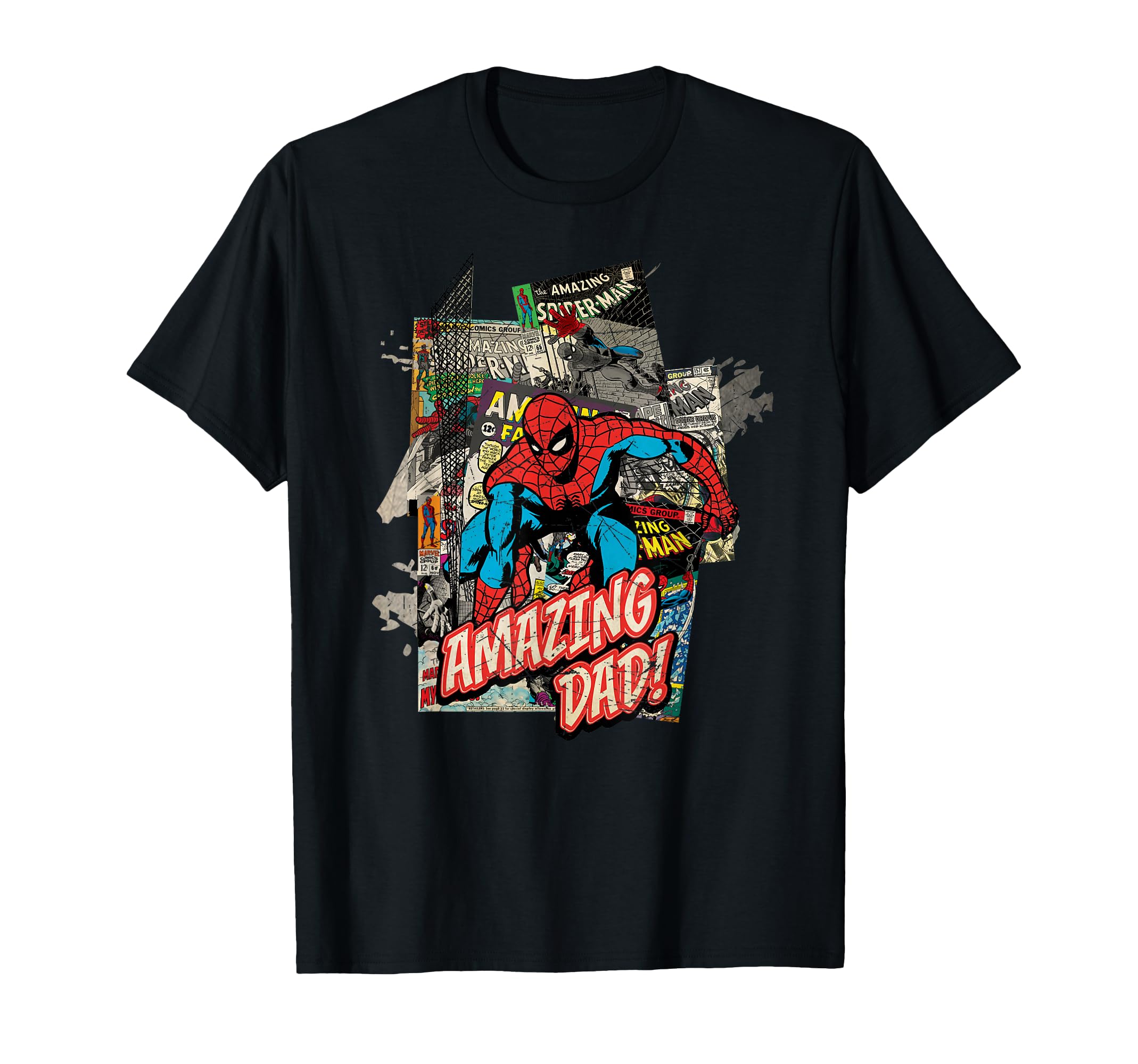 Marvel Spider Amazing Dad Fathers Day T-Shirt - Casual Everyday Wear Unisex - T-Shirt, Sweatshirt, Hoodie