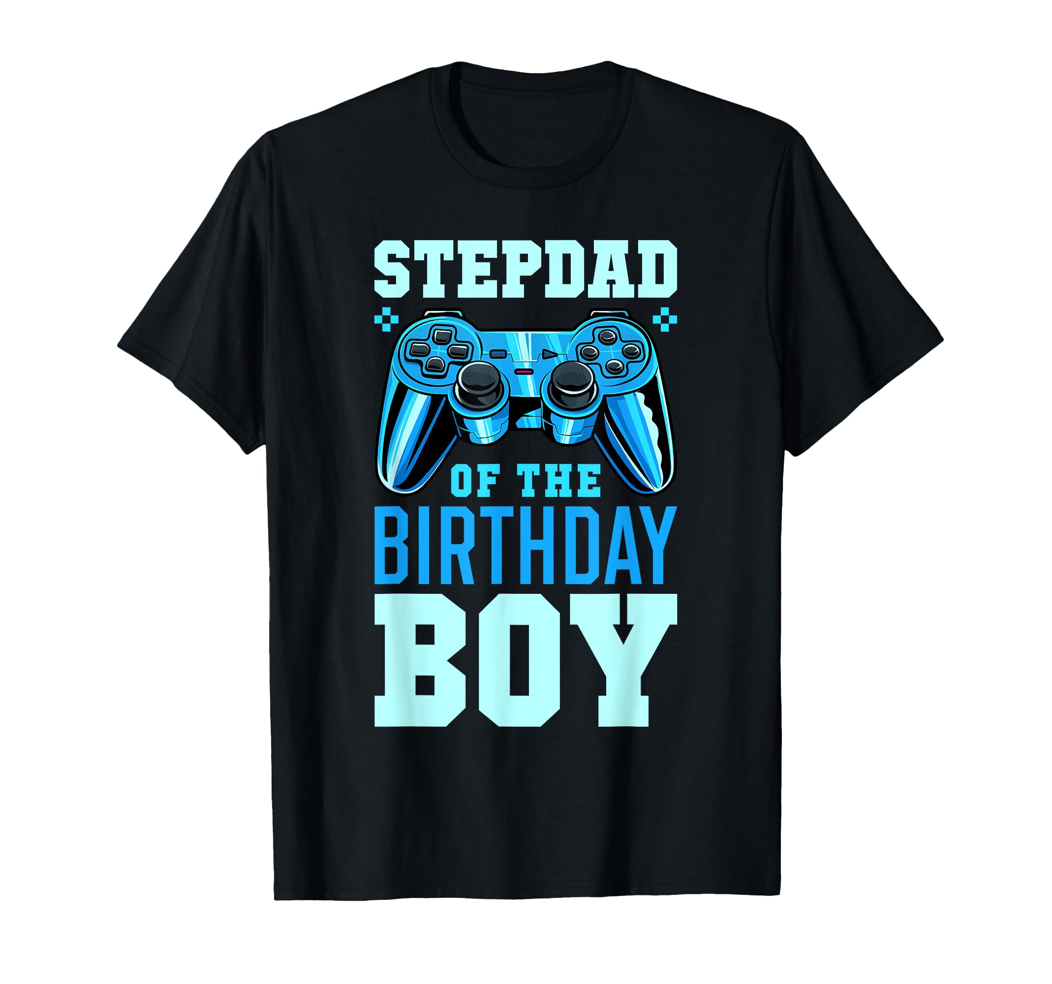 Stepdad Birthday Matching Video T-Shirt - Custom Art Print for Adults - T-Shirt, Sweatshirt, Hoodie