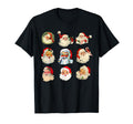 Santa Claus Faces Funny Old Fashioned T-Shirt - Casual Everyday Wear Unisex - T-Shirt, Sweatshirt, Hoodie