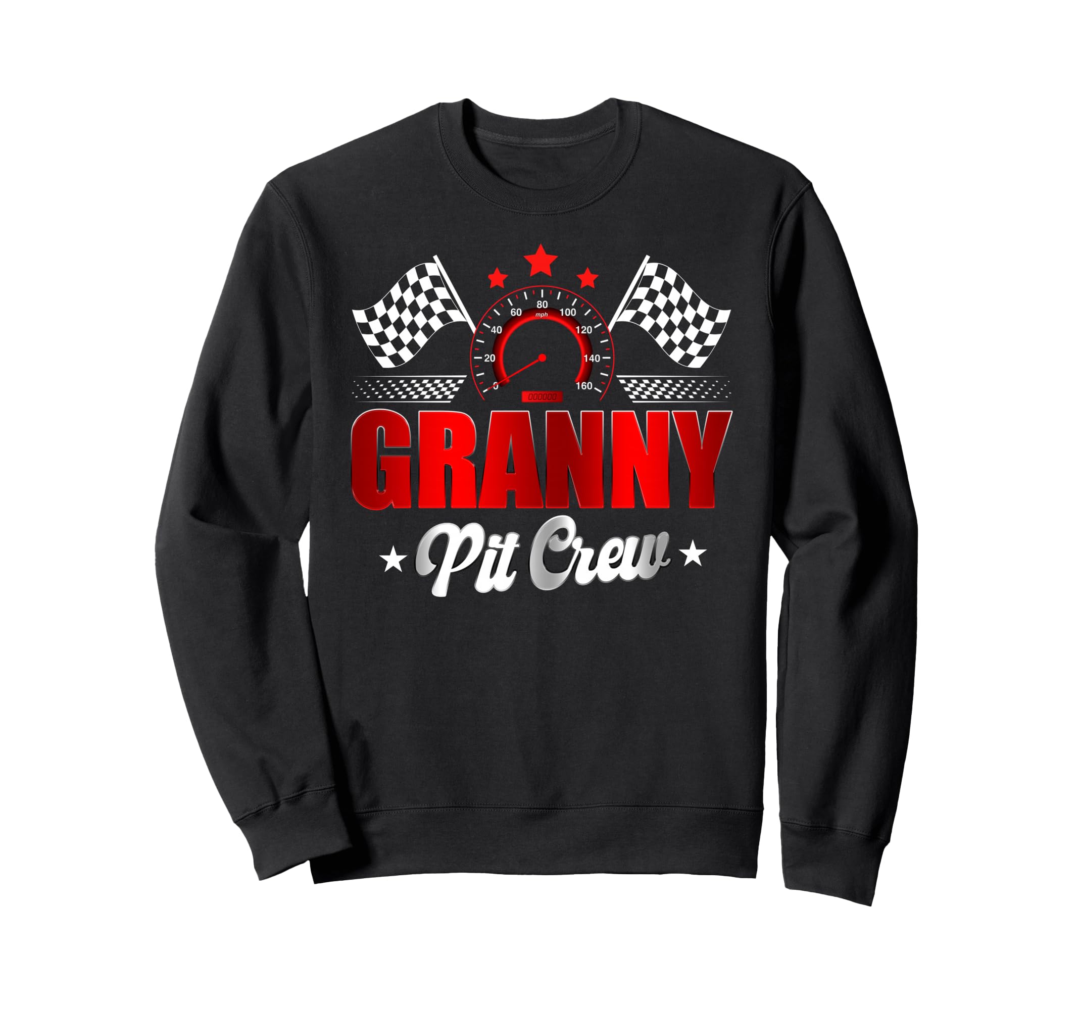 Granny Pit Crew Race Car Birthday Sweatshirt - Unique Graphic Men Women - T-Shirt, Sweatshirt, Hoodie