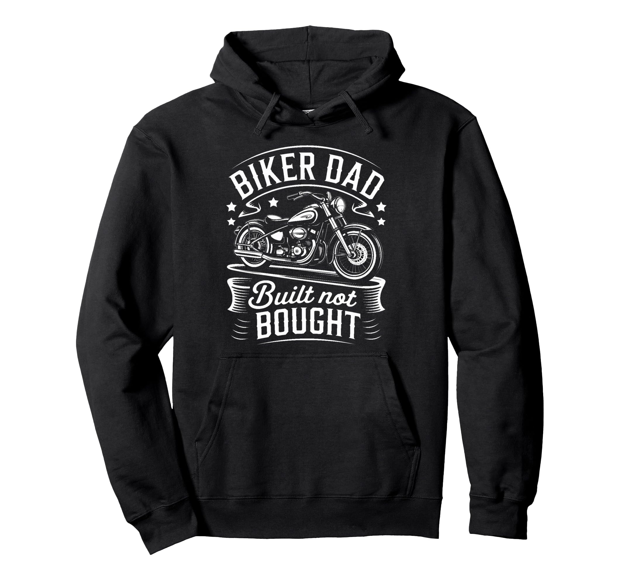 Biker Dad Motorcycle Father Hoodie - Novelty Apparel Men Women - T-Shirt, Sweatshirt, Hoodie