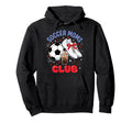 Soccer Moms Club Soccer Cleats Hoodie - Casual Everyday Wear Men Women - T-Shirt, Sweatshirt, Hoodie