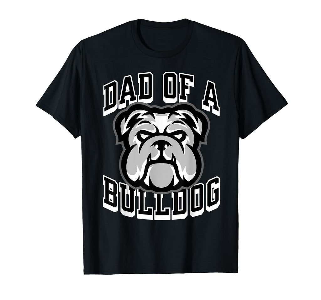 Dad Bulldog Football Game Day Dad T-Shirt - Aesthetic Graphic for Adults - T-Shirt, Sweatshirt, Hoodie