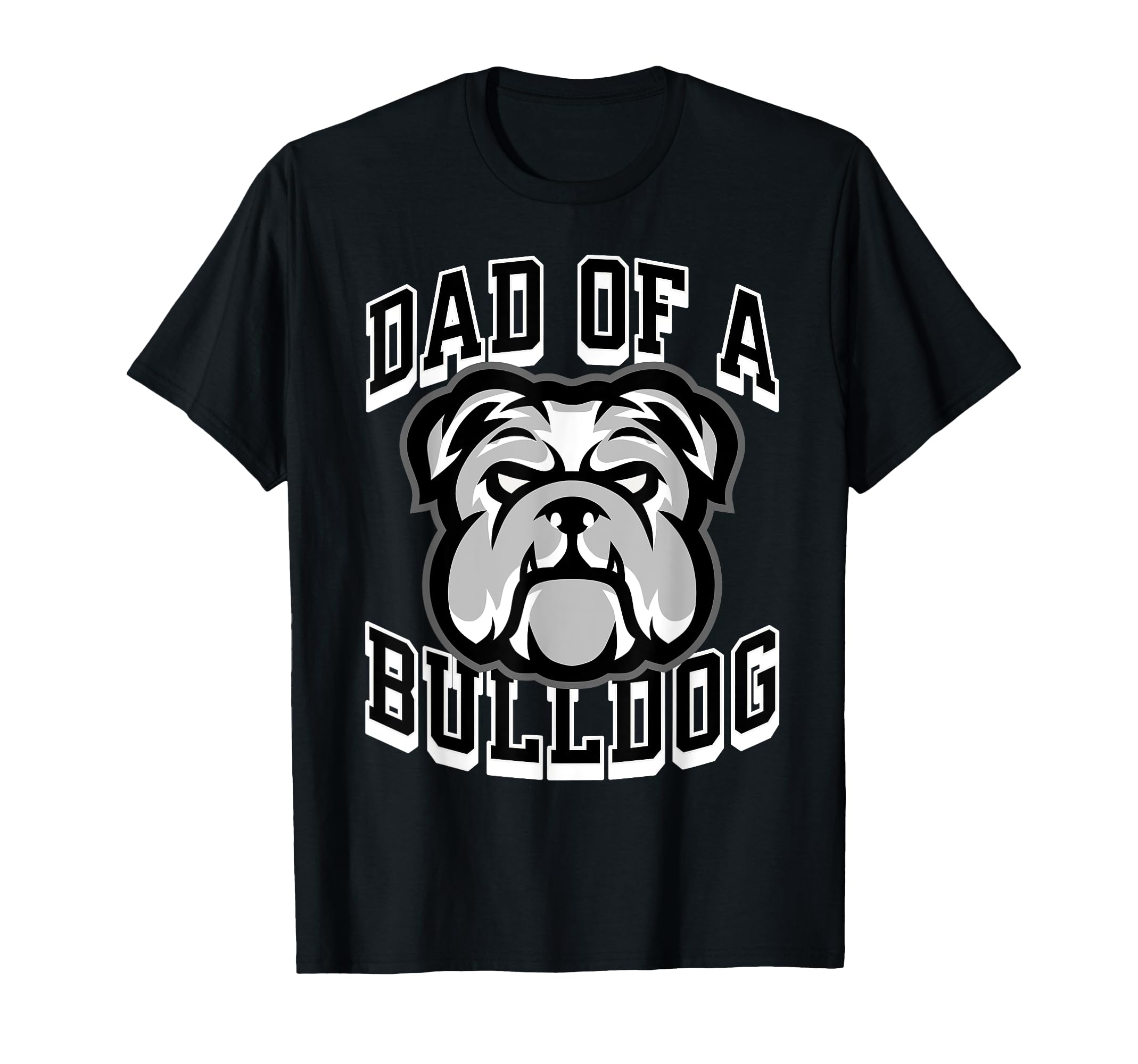 Dad Bulldog Football Game Day Dad T-Shirt - Aesthetic Graphic for Adults - T-Shirt, Sweatshirt, Hoodie