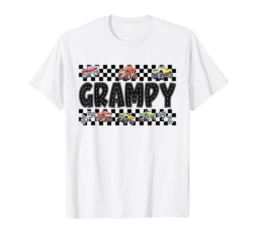 Grampy Monster Truck Family Crew T-Shirt - Fun Novelty Design Unisex - T-Shirt, Sweatshirt, Hoodie