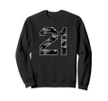 Black Camo Number 21 Athlete Sports Sweatshirt - Novelty Apparel Men Women - T-Shirt, Sweatshirt, Hoodie