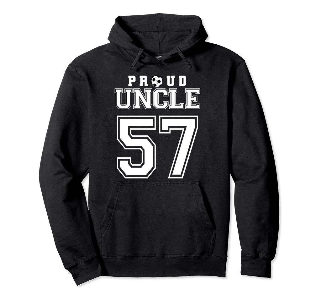 Number 57 Custom Proud Soccer Futbol Hoodie - Minimalist Print Unisex - T-Shirt, Sweatshirt, Hoodie