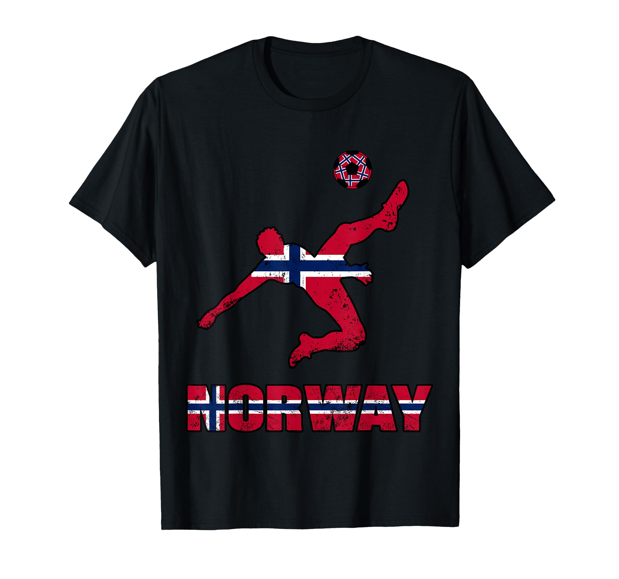 Norway Football Soccer Game Player Fan T-Shirt - Fun Novelty Design Unisex - T-Shirt, Sweatshirt, Hoodie