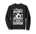 Proud Aunt Soccer Senior 2026 Sweatshirt - Custom Art Print Men Women - T-Shirt, Sweatshirt, Hoodie