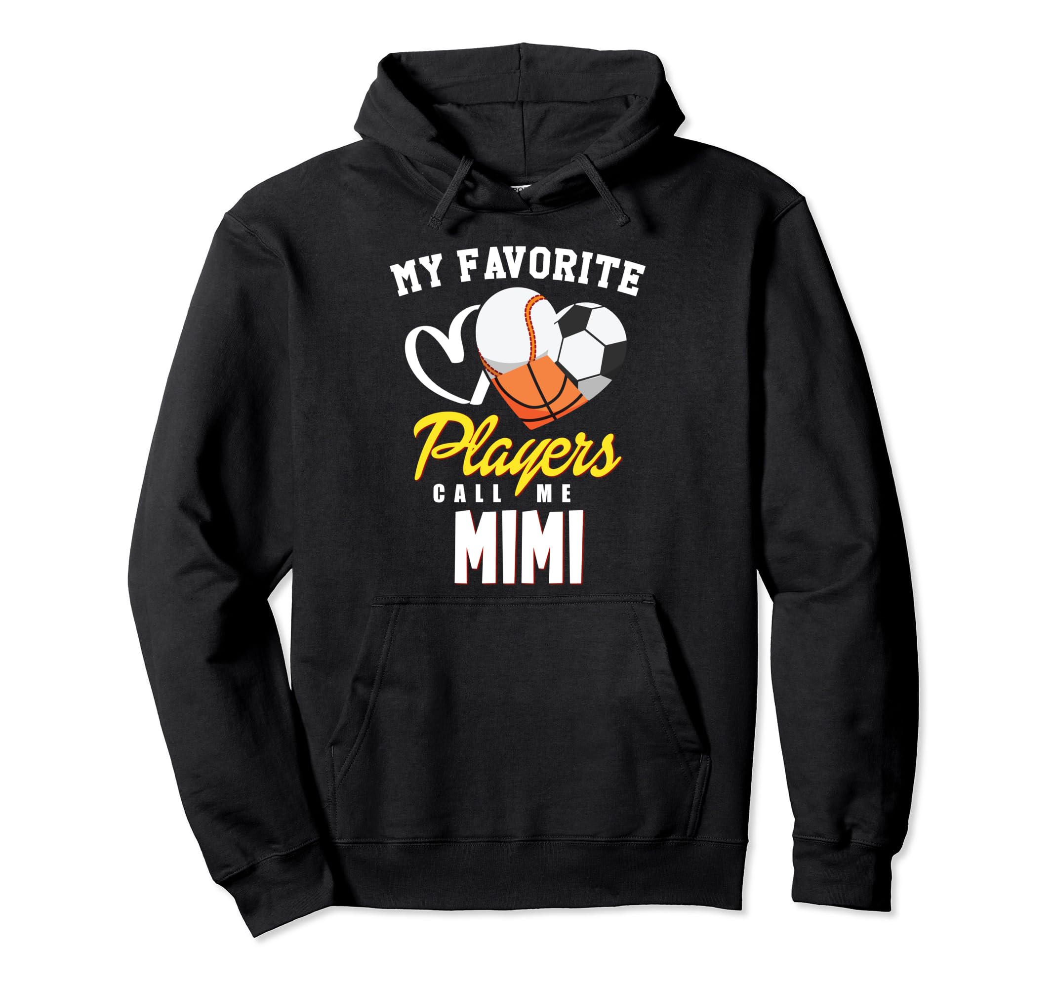 My Favorite Players Baseball Soccer Hoodie - Fun Novelty Design Men Women - T-Shirt, Sweatshirt, Hoodie