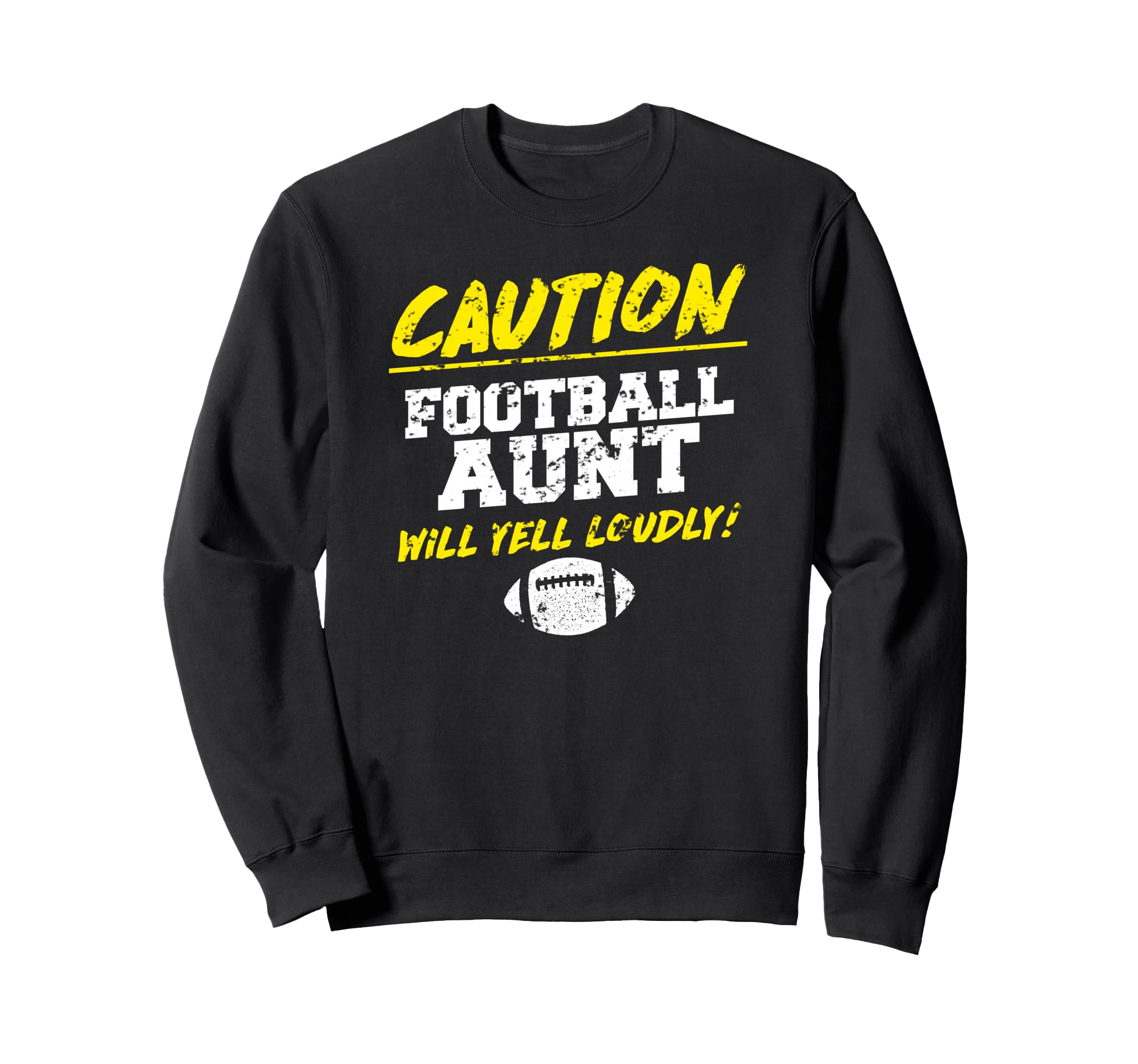 Football Aunt Funny Sweatshirt - Minimalist Print for Adults - T-Shirt, Sweatshirt, Hoodie