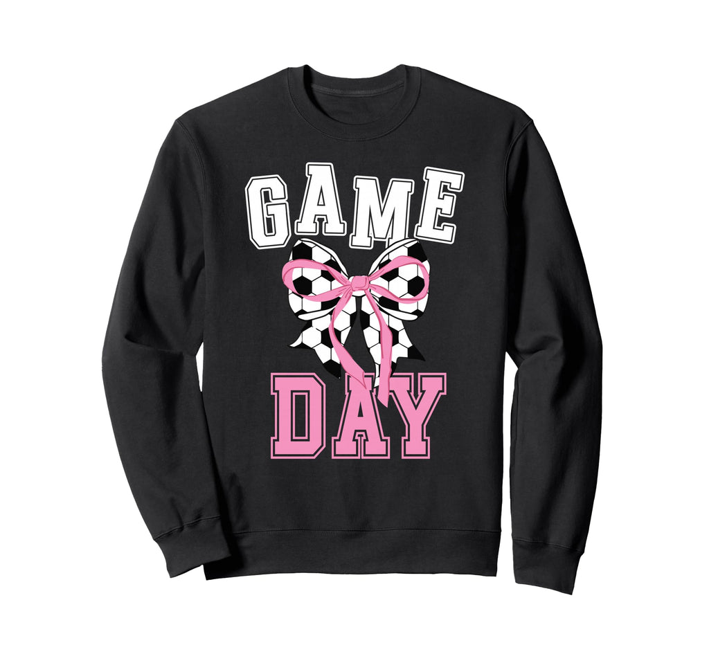Game Day Soccer Game Day Coquette Sweatshirt - Fun Novelty Design Unisex - T-Shirt, Sweatshirt, Hoodie