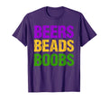 Funny Mardi Gras Beers Beads Boobs T-Shirt - Casual Everyday Wear Unisex - T-Shirt, Sweatshirt, Hoodie