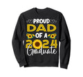 Sunflower Proud Dad Graduate 2024 Sweatshirt - Unique Graphic Men Women - T-Shirt, Sweatshirt, Hoodie