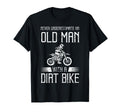 Dirt Bike Art Grandpa Dad Dirtbike Dirt T-Shirt - Unique Graphic Men Women - T-Shirt, Sweatshirt, Hoodie