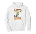 All Are Created Equal Biking Cyclist Hoodie - Trendy Graphic Men Women - T-Shirt, Sweatshirt, Hoodie