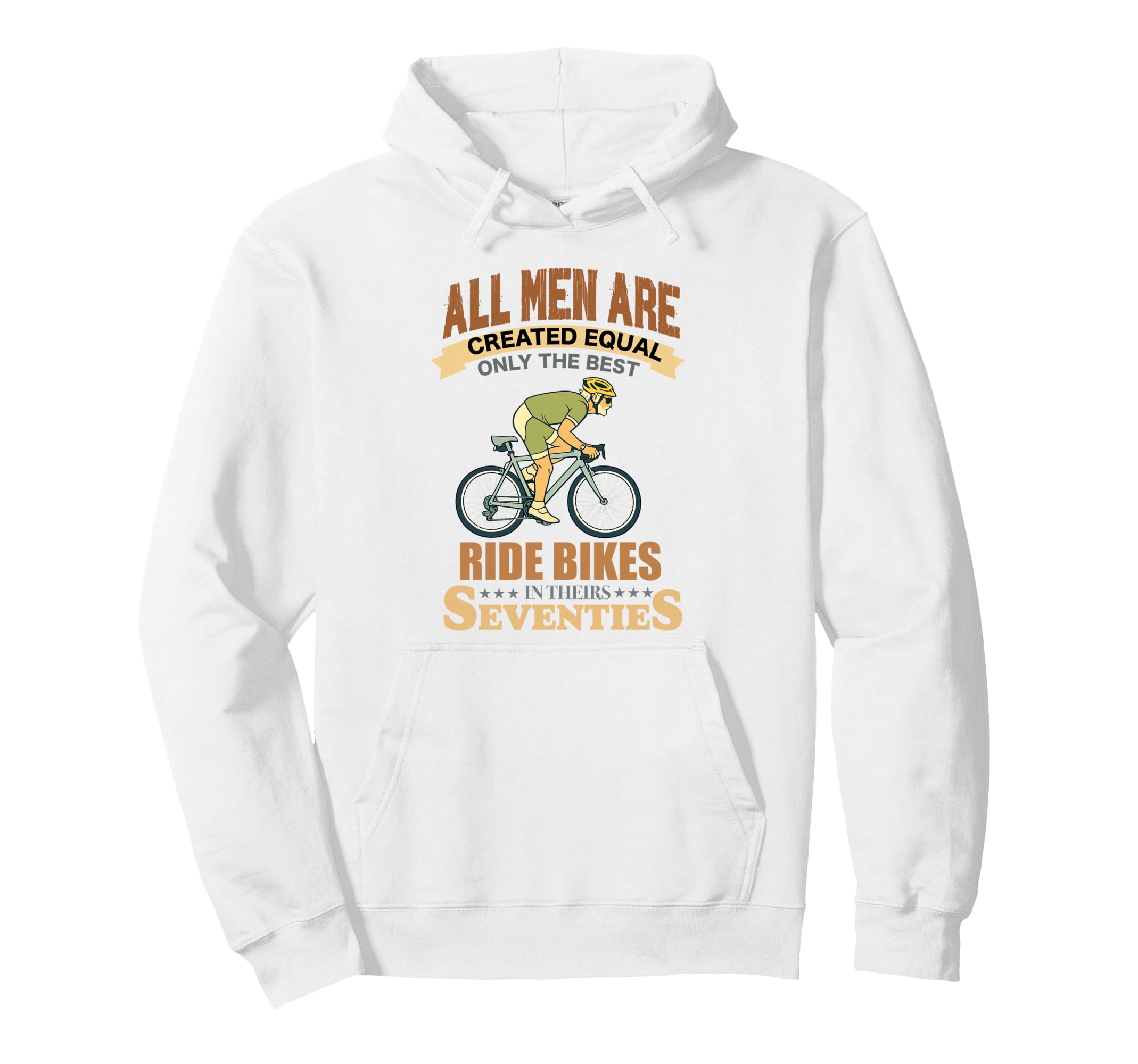 All Are Created Equal Biking Cyclist Hoodie - Trendy Graphic Men Women - T-Shirt, Sweatshirt, Hoodie