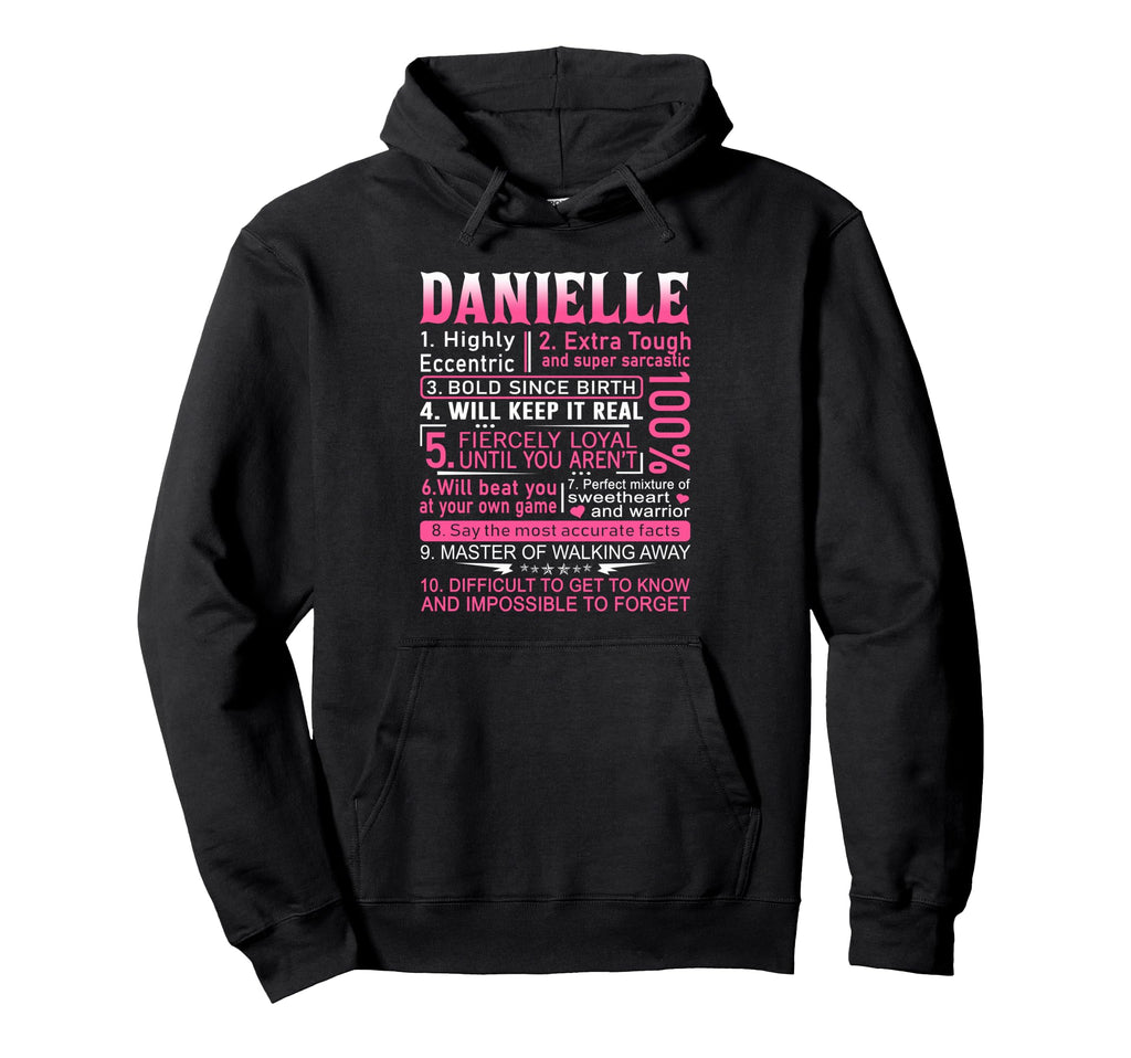 Danielle Name Personalized Danielle Hoodie - Aesthetic Graphic Men Women - T-Shirt, Sweatshirt, Hoodie