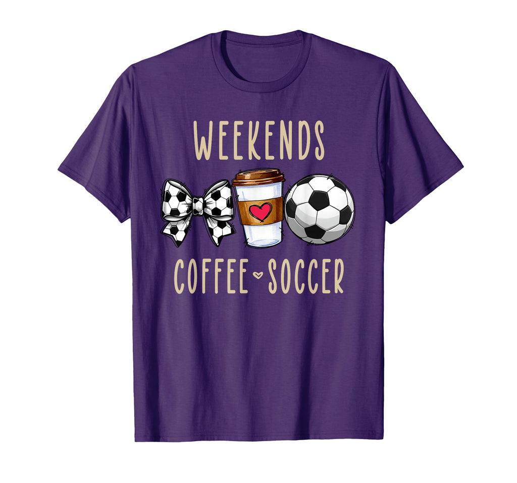 Funny Weekends Coffee Theme T-Shirt - Novelty Apparel Unisex - T-Shirt, Sweatshirt, Hoodie