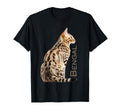 Bengal Breed Cat Dad Leopard Spotted T-Shirt - Aesthetic Graphic Unisex - T-Shirt, Sweatshirt, Hoodie
