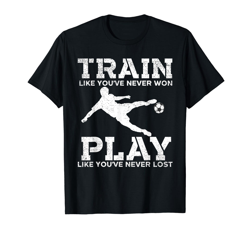 Train To Win Distressed Football T-Shirt - Streetwear Style Men Women - T-Shirt, Sweatshirt, Hoodie