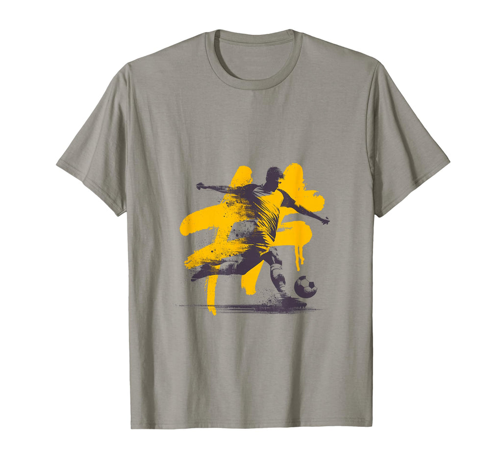 Soccer Player Motion Soccer T-Shirt - Aesthetic Graphic for Adults - T-Shirt, Sweatshirt, Hoodie