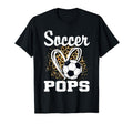 Soccer Pops Leopard Heart Matching T-Shirt - Streetwear Style for Adults - T-Shirt, Sweatshirt, Hoodie