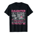 Daughter Veteran Fathers Day Veteran T-Shirt - Aesthetic Graphic Men Women - T-Shirt, Sweatshirt, Hoodie