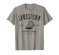 Jamestown Virginia Usa Estd 1607 T-Shirt - Minimalist Print for Adults - T-Shirt, Sweatshirt, Hoodie