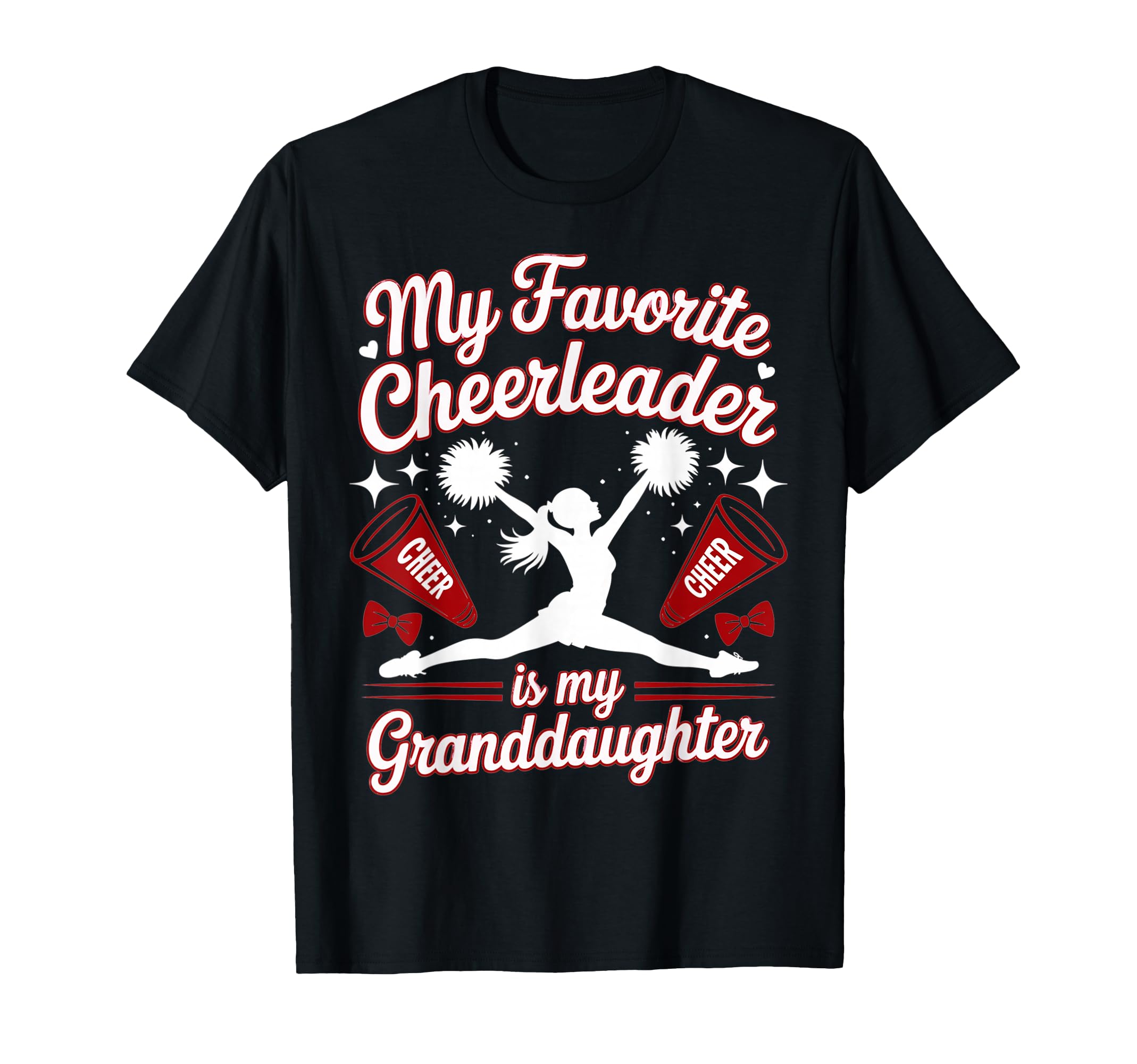 Grandma My Favorite Cheerleader T-Shirt - Trendy Graphic Men Women - T-Shirt, Sweatshirt, Hoodie