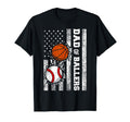 Dad Ballers Funny Usa Flag Baseball T-Shirt - Novelty Apparel for Adults - T-Shirt, Sweatshirt, Hoodie